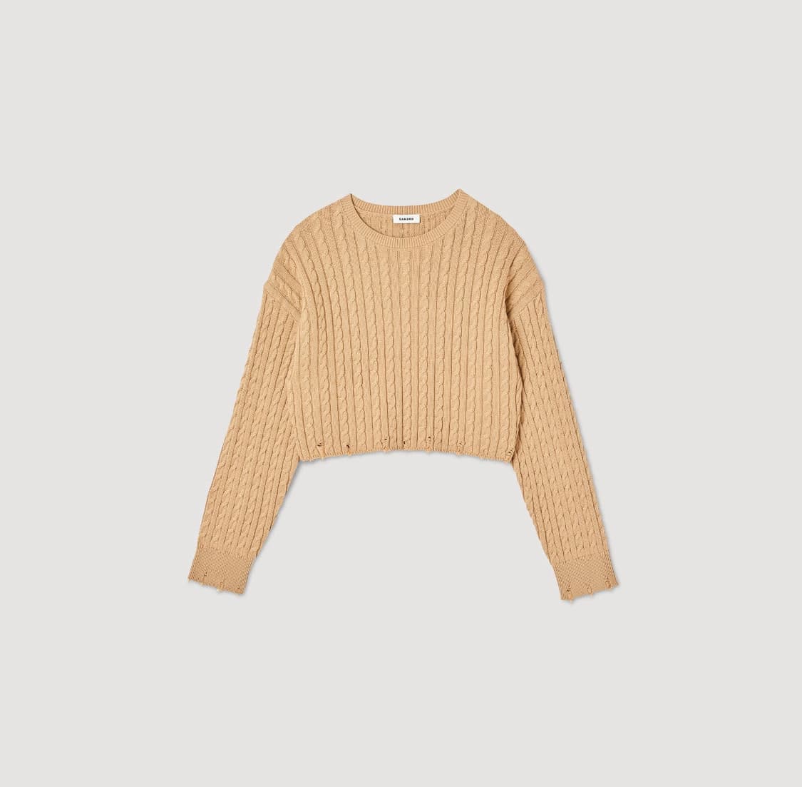 <실착 2회> 산드로(Sandro) 케이블 니트 스웨터 (36) 상품이미지2