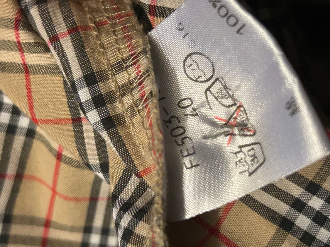 2000s JPN 버버리 블루라벨 긱시크 노바 체크셔츠 상품이미지2