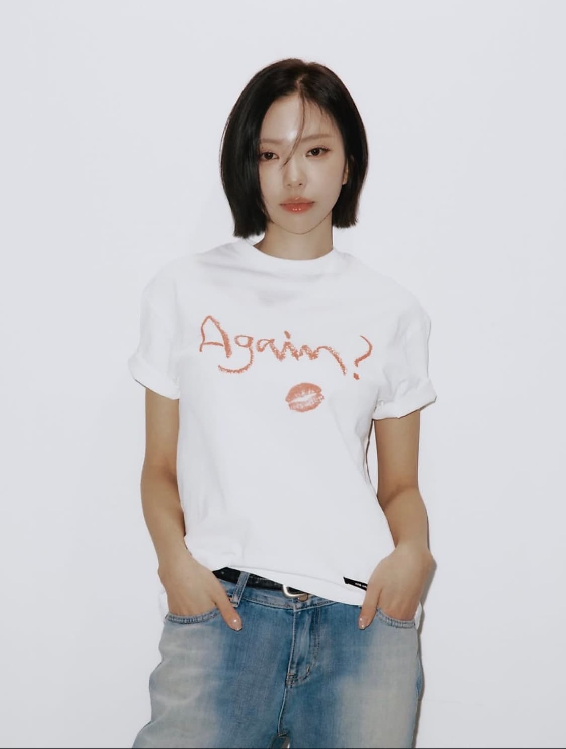 앤더슨벨_ (ESSENTIAL) UNISEX AGAIN LIP T-SHI 상품이미지3