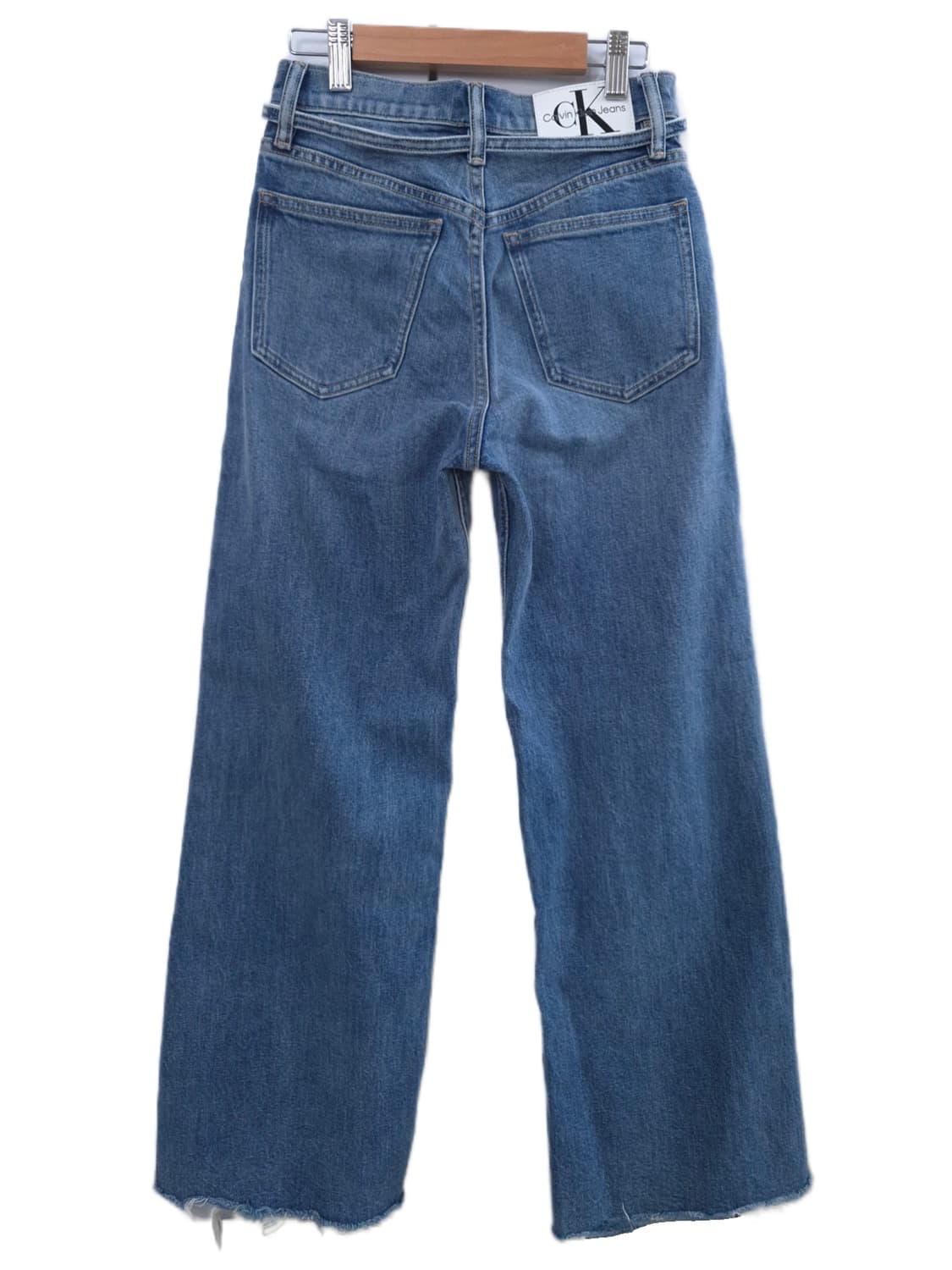 캘빈클라인 하이라이즈 와이드 이탈리안 데님 팬츠 상품이미지2