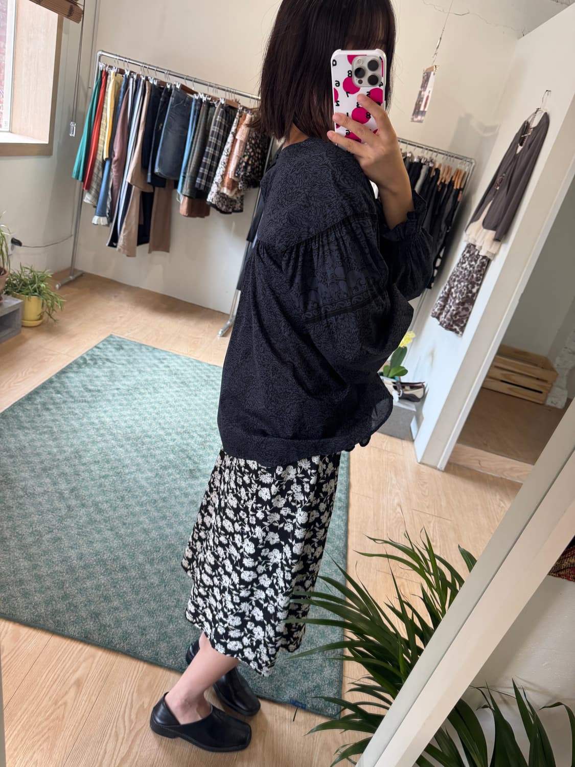 Vintage flower skirt 상품이미지3