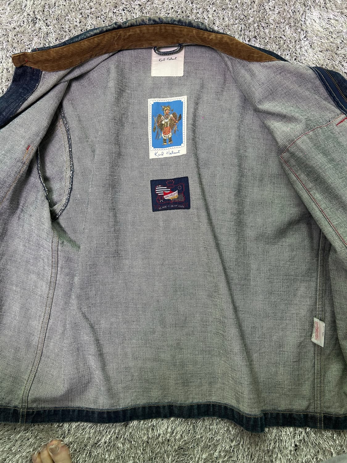 일본판 칼 헐무트 청자켓 사이즈 105 상품이미지6