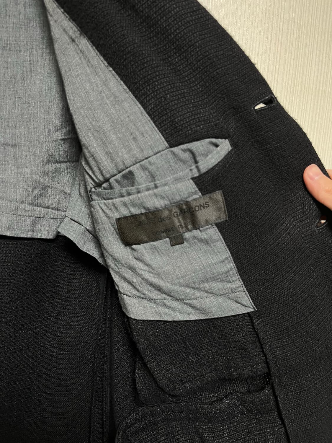 [M] 꼼데가르송 옴므 플러스 울 자켓 상품이미지6