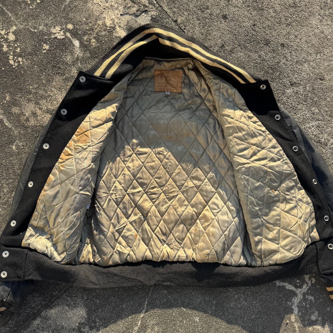 [M] 80s Golden bear 골든베어 Air Mail 바시티자켓 상품이미지2