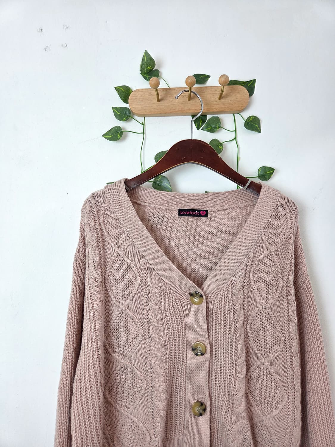 핑크 가디건 상품이미지2