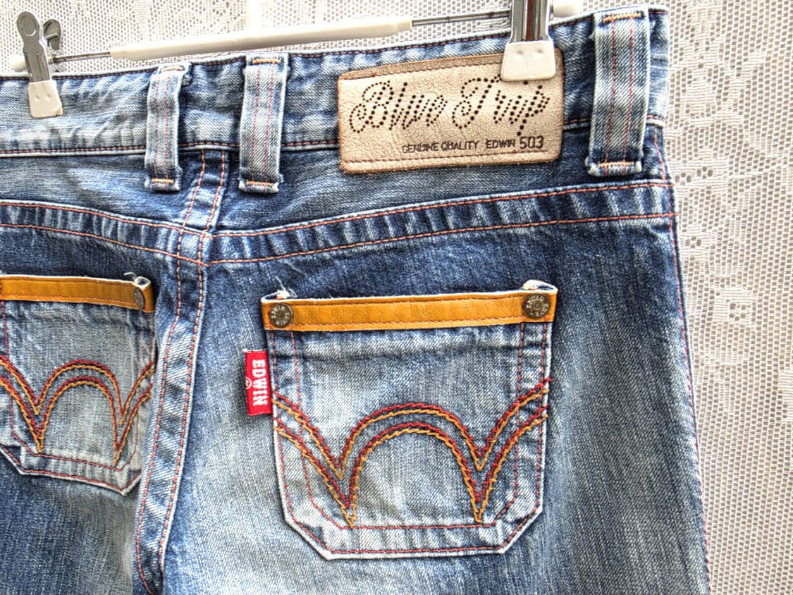 에드윈 503 블루트립 벨바텀 (made in japan) 상품이미지4