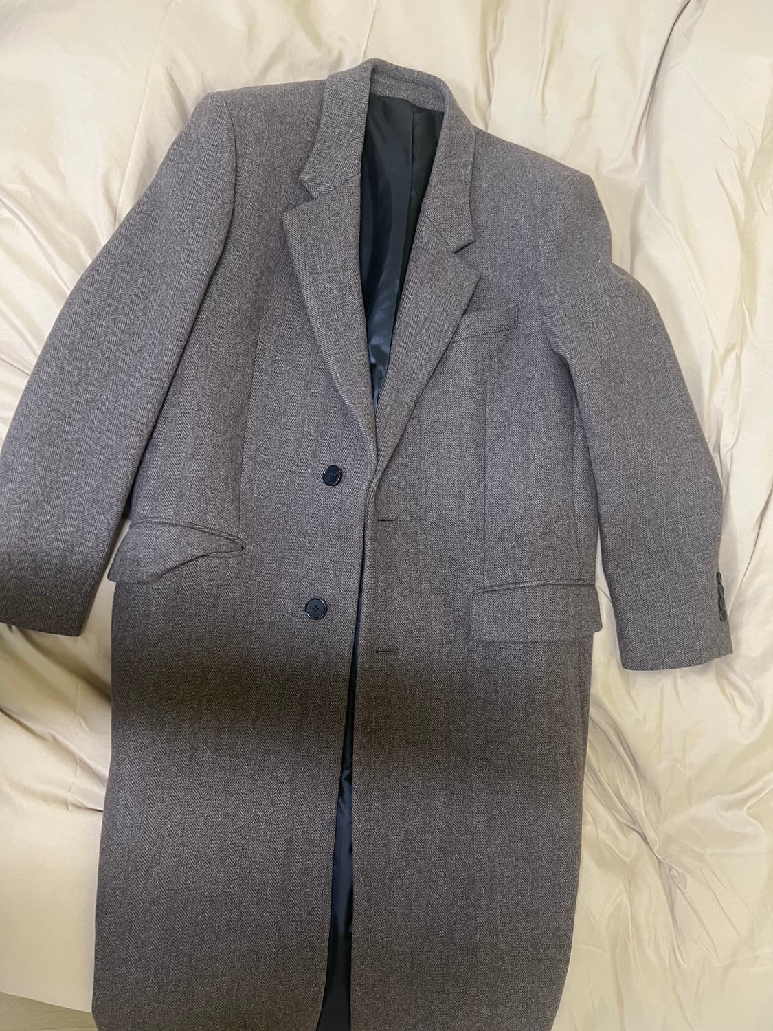 [100] Tngt Redford 대디핏 싱글 코트 브라운 상품이미지2