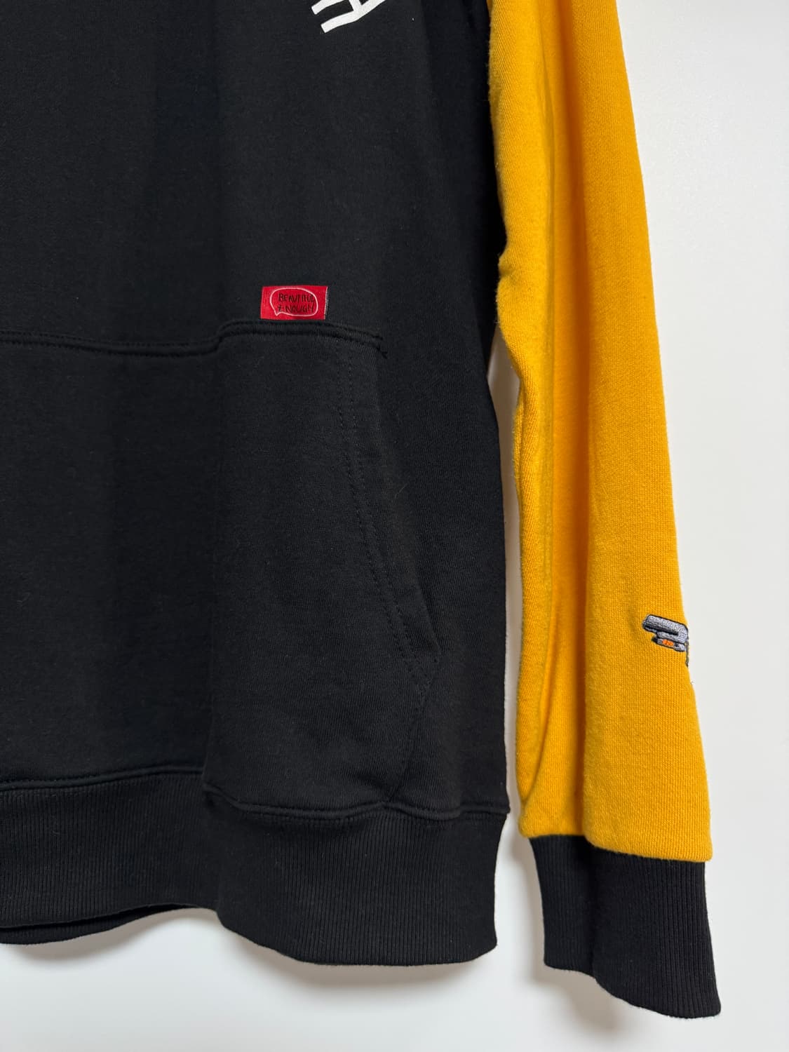 모티브 스트리트 배색 맨투맨 100-105 상품이미지2