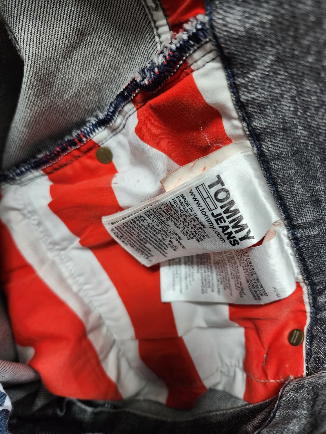 타미힐피거 USA 성조기 모던 테이퍼드 데님 팬츠 상품이미지8