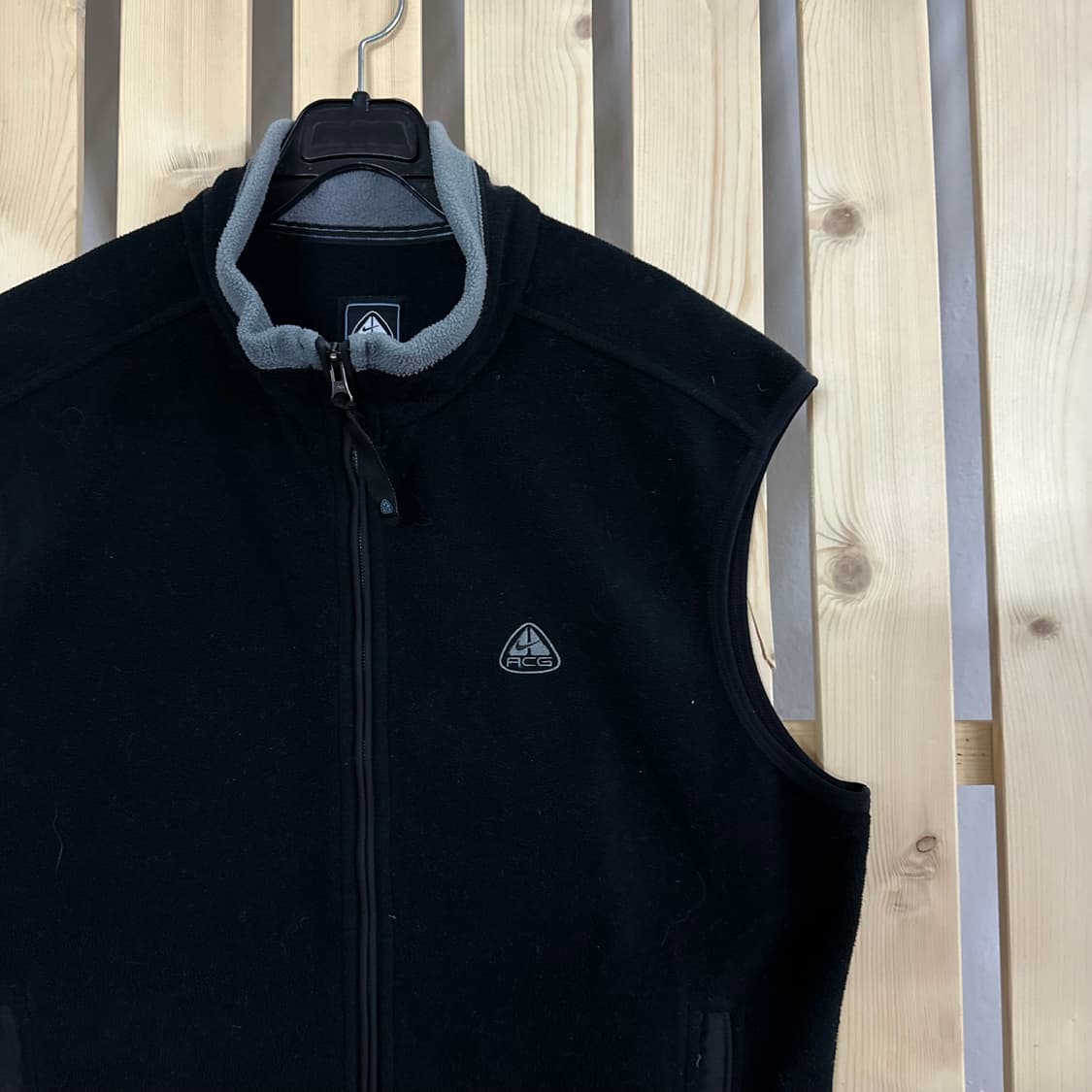 (L) 나이키 ACG 블랙 후리스 플리스 베스트 조끼 집업 상품이미지2