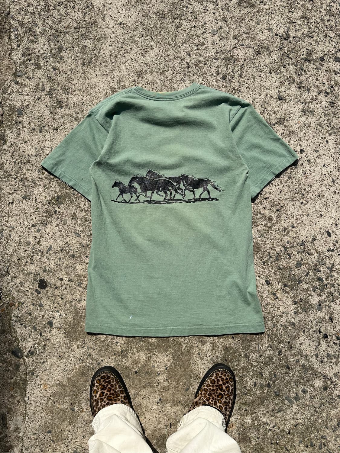 90’s Canada Gym master horse logo T 상품이미지6