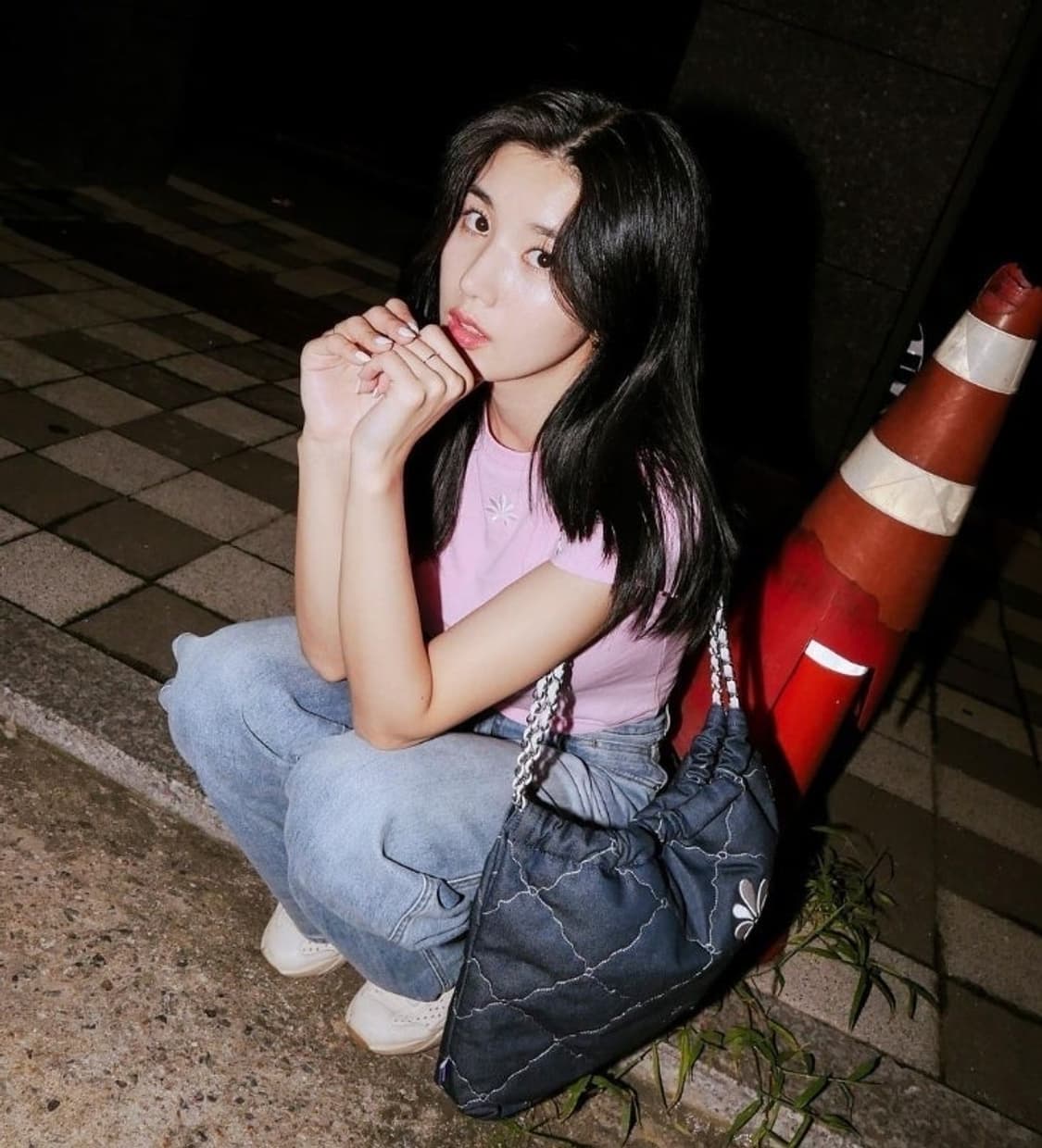 (새상품)티피코시 퀼팅체인 데님 상품이미지2