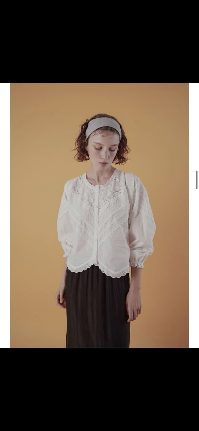 위드아웃썸머 안티크 가든 블라우스 상품이미지3