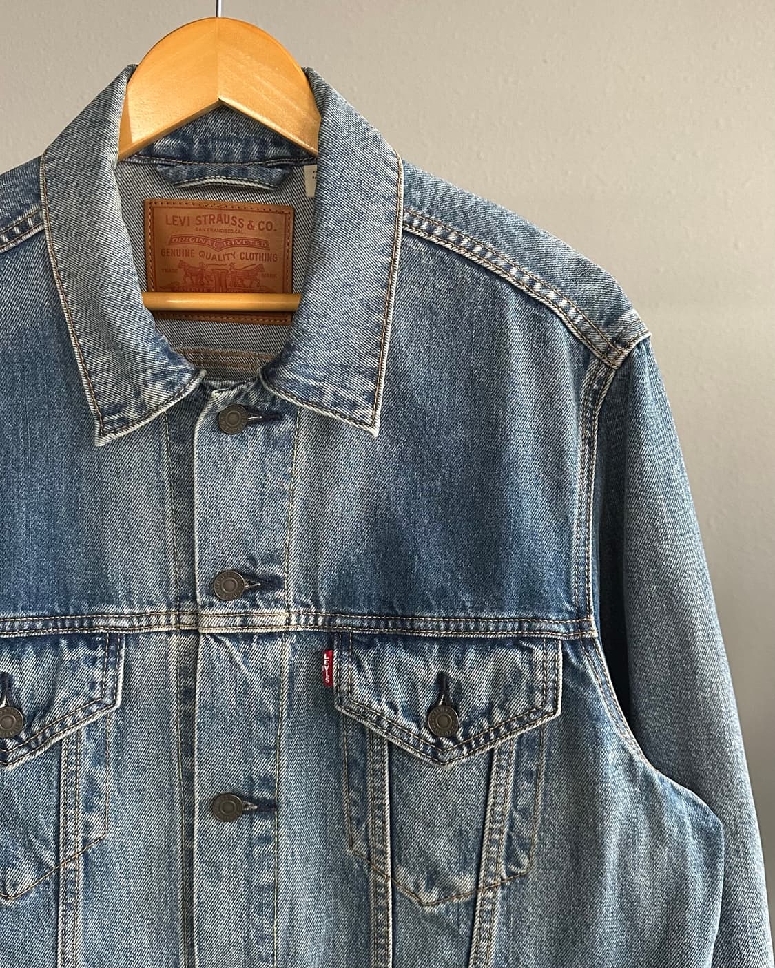 [L]리바이스 x 버질 아블로 빅E 프리미엄 트러커 데님 자켓 상품이미지3