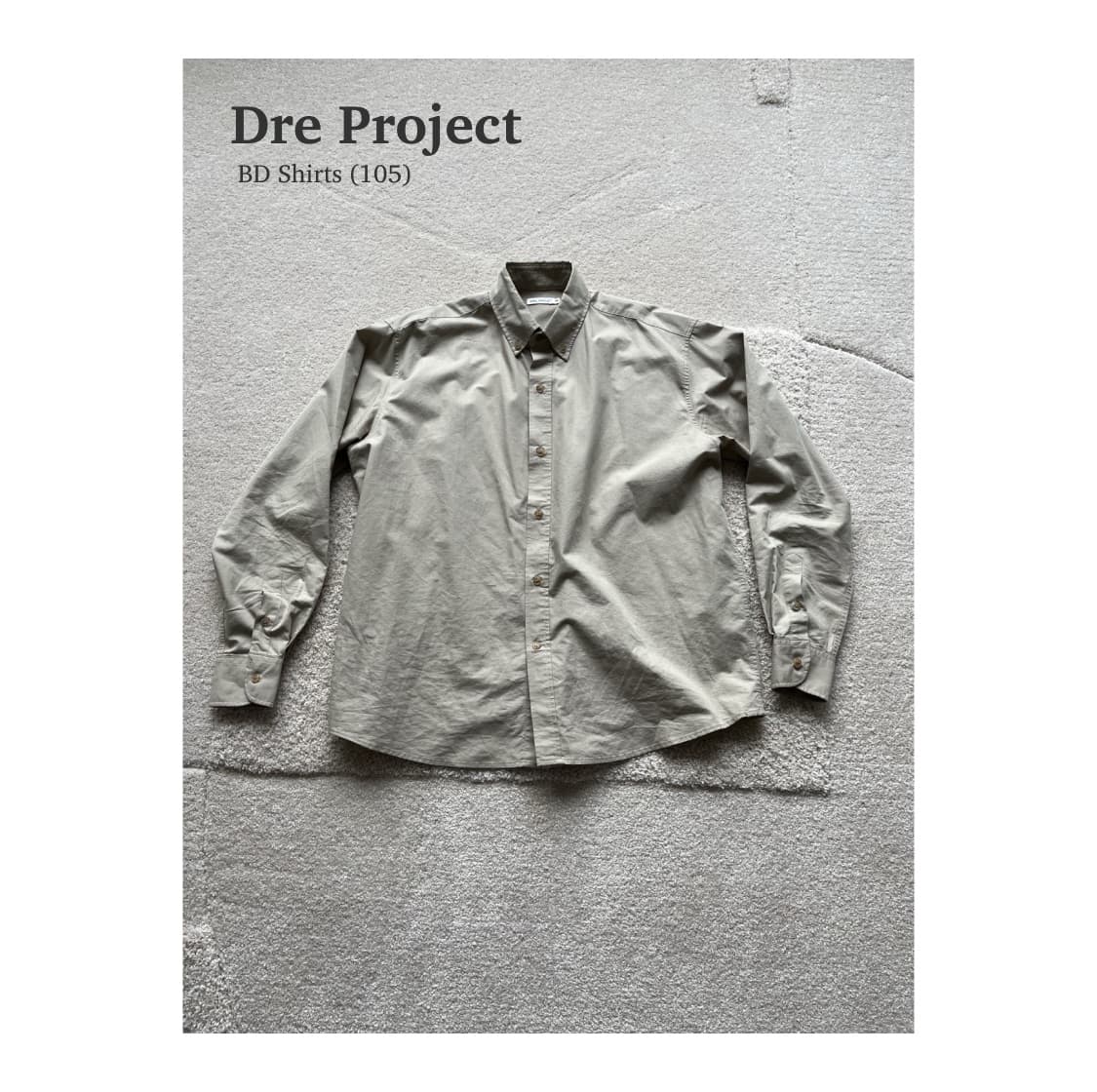 드레프로젝트 BD Shirts (105)  상품이미지1