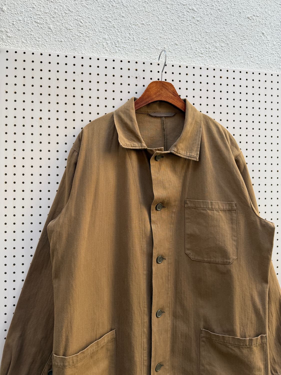 OLD EURO HBT WORK SHOP COAT 헤링본 워크코트 상품이미지6