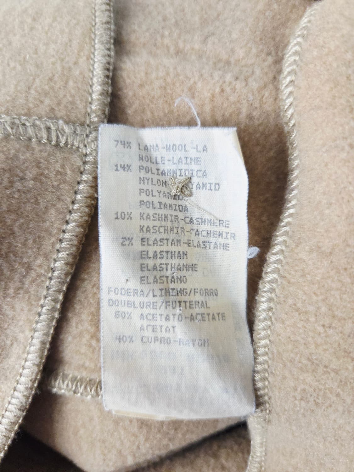 EMPORIO ARMANI 엠포리오 아르마니 울 캐시미어 코트 자켓 상품이미지9