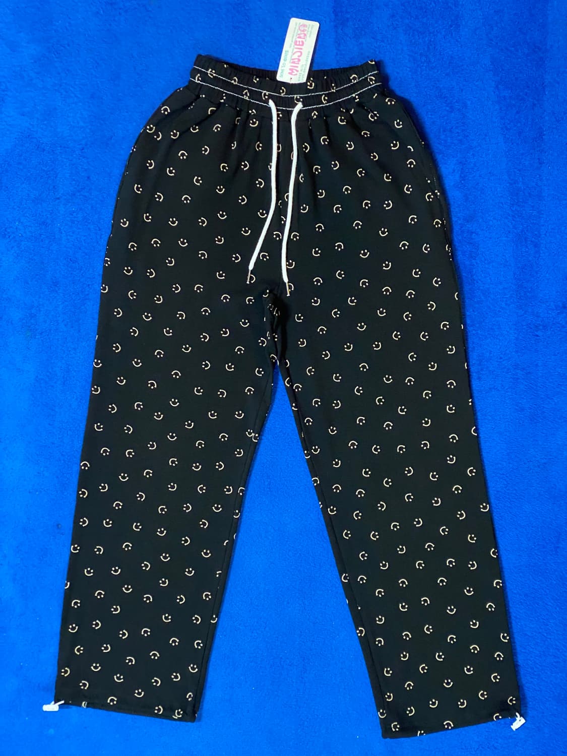 MINJIENA 민지에나 스마일 조거팬츠 블랙 상품이미지1