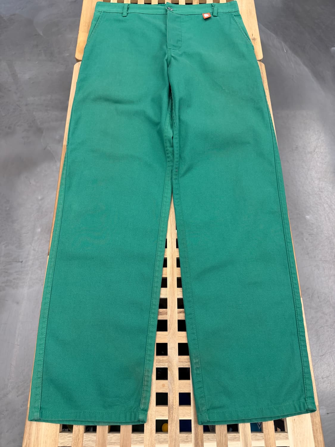 2000s DMD WORKWEAR GREEN FRENCH 프렌치워크팬츠 상품이미지4