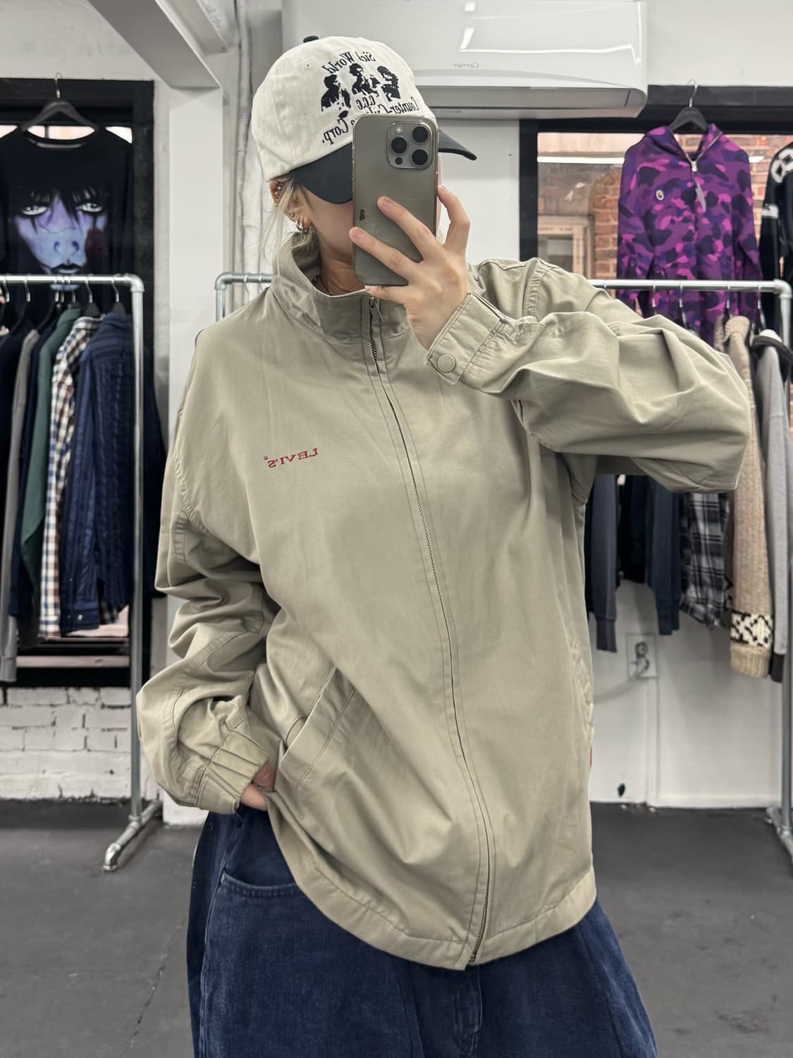 리바이스 스몰로고 코튼 자켓 상품이미지1