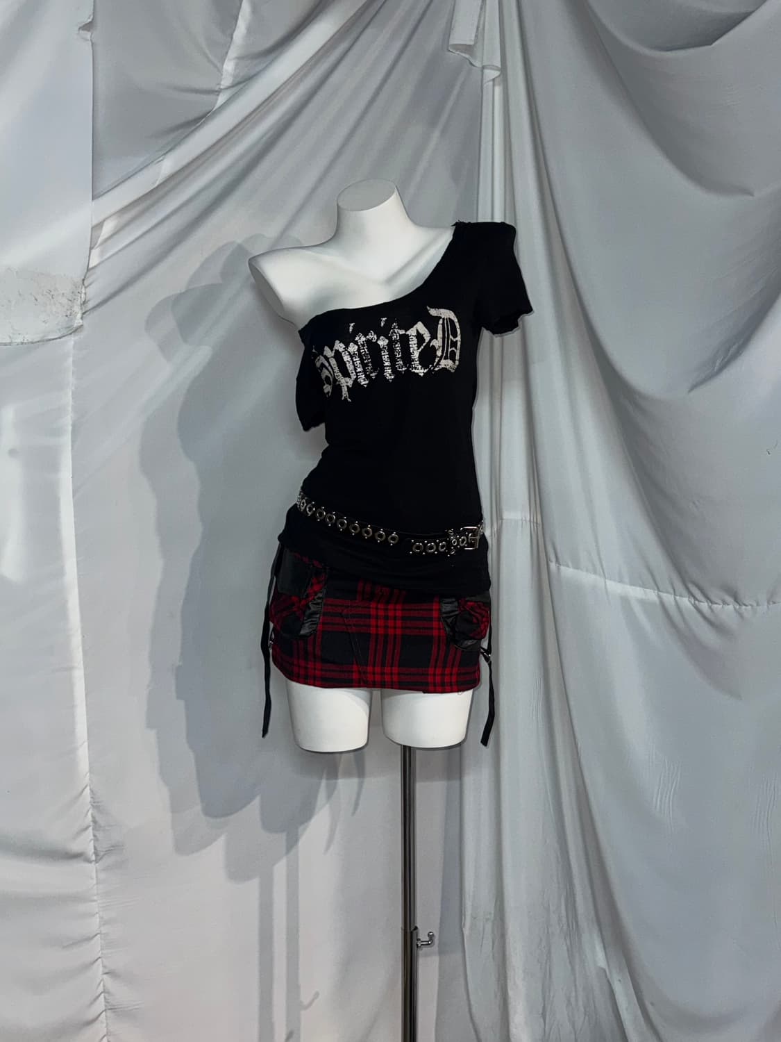 나나깔 고스트오브할렘 쥬시꾸뛰르 딱붙 데일리 펑크 코디세트  상품이미지5