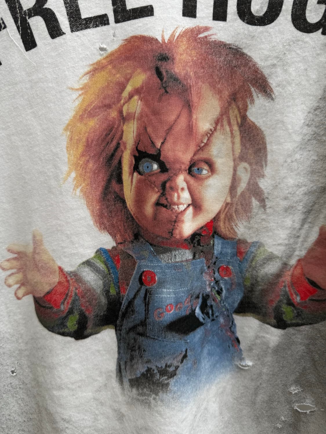 Distressed vintage 처키 긴팔 롱슬리브 상품이미지3