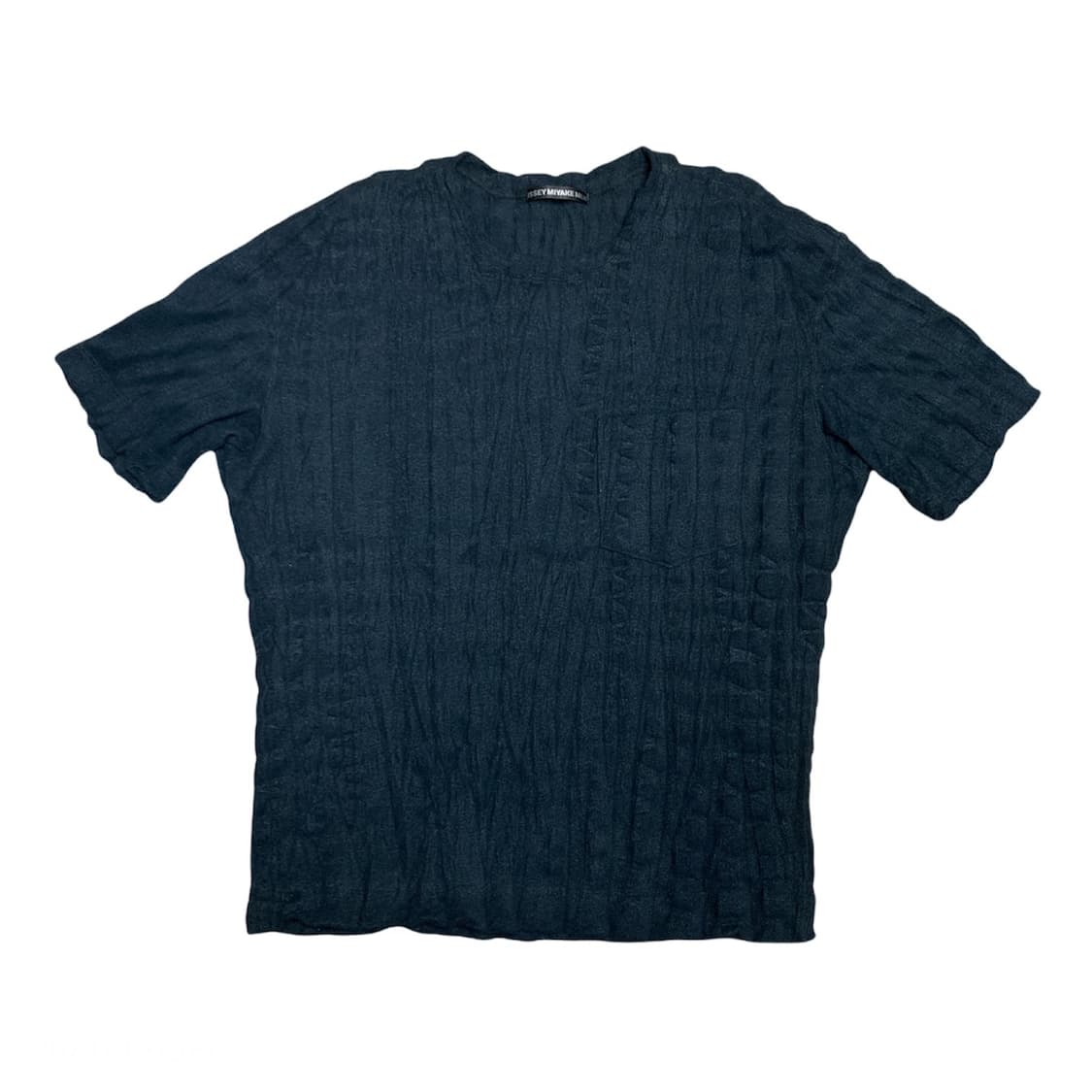 이세이미야케 MEN 주름가공 타올 반팔 티셔츠 상품이미지1