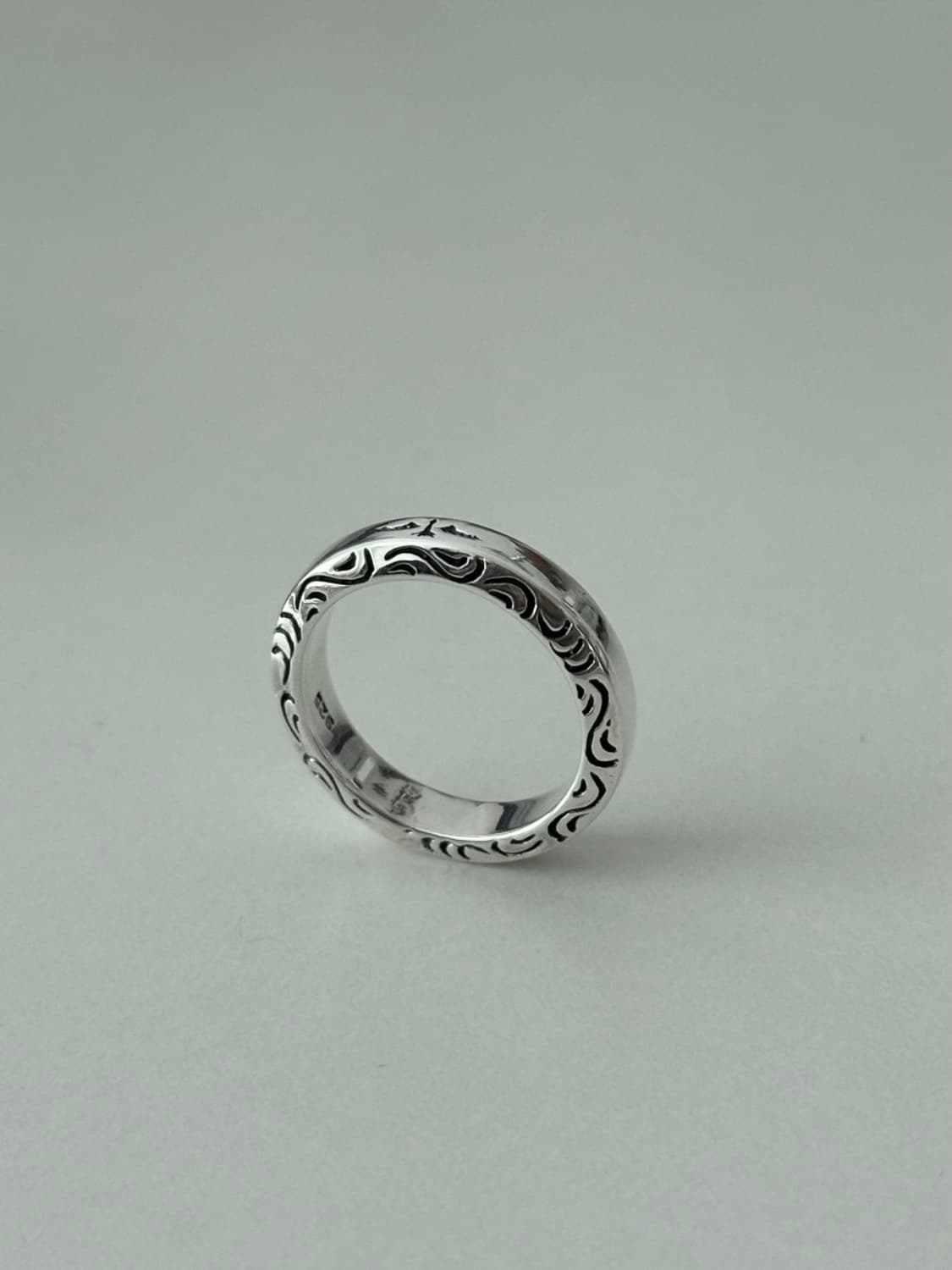 Wings of Tide Band 92Silver Ring 상품이미지3