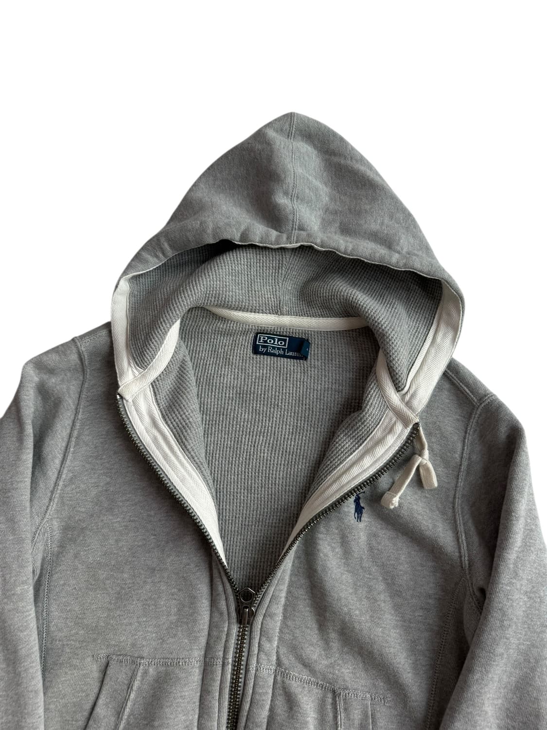 폴로 그레이 투웨이 스웻 후드집업 상품이미지9