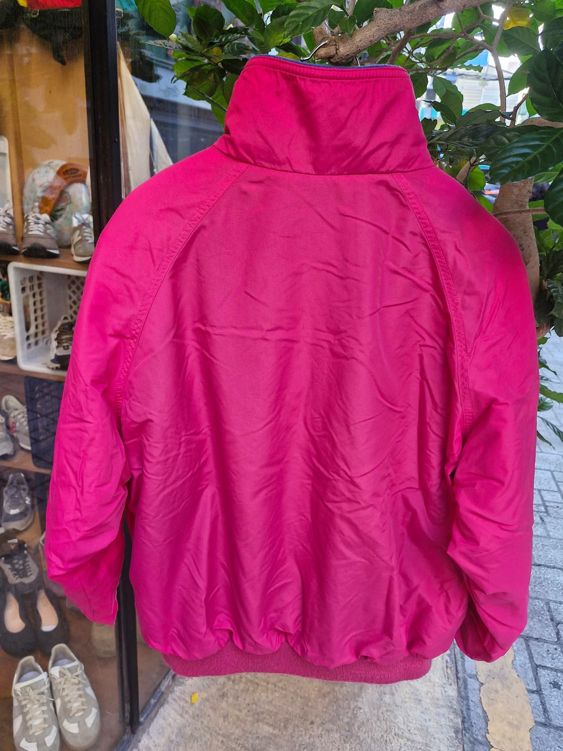 Z-112 90s 엘엘빈 나일론 웜업 자켓 체핑 상품이미지2