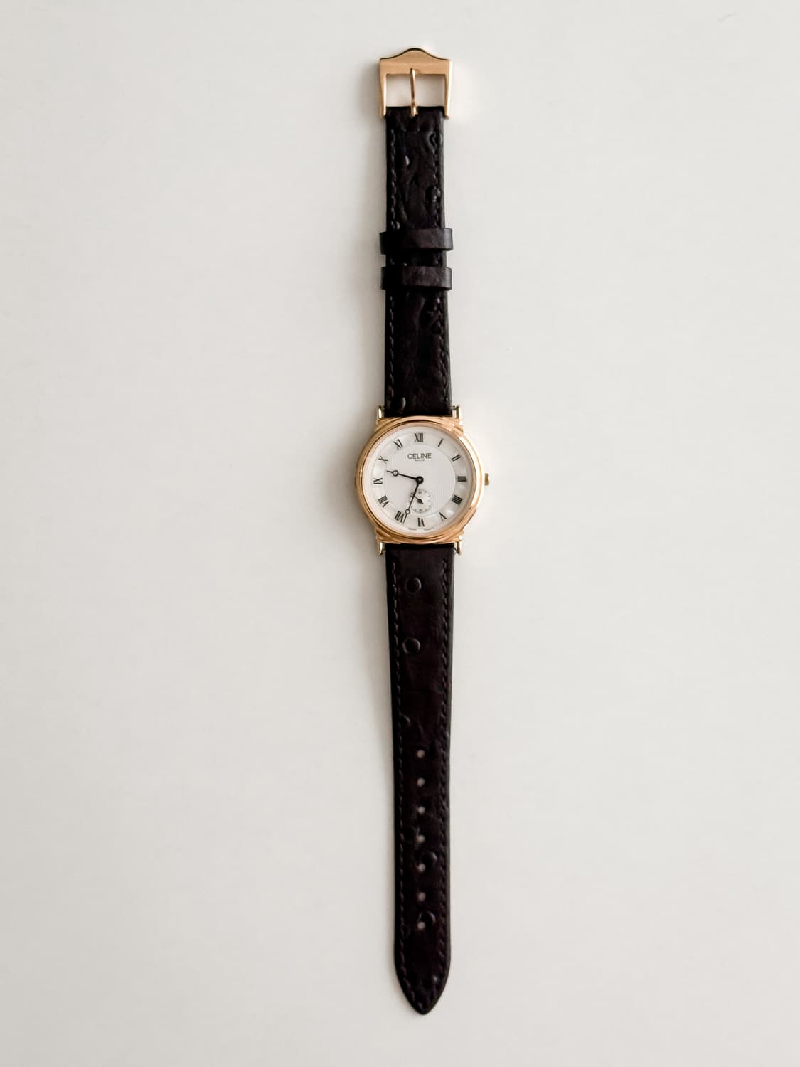 셀린느 화이트 라운드 시계 상품이미지8