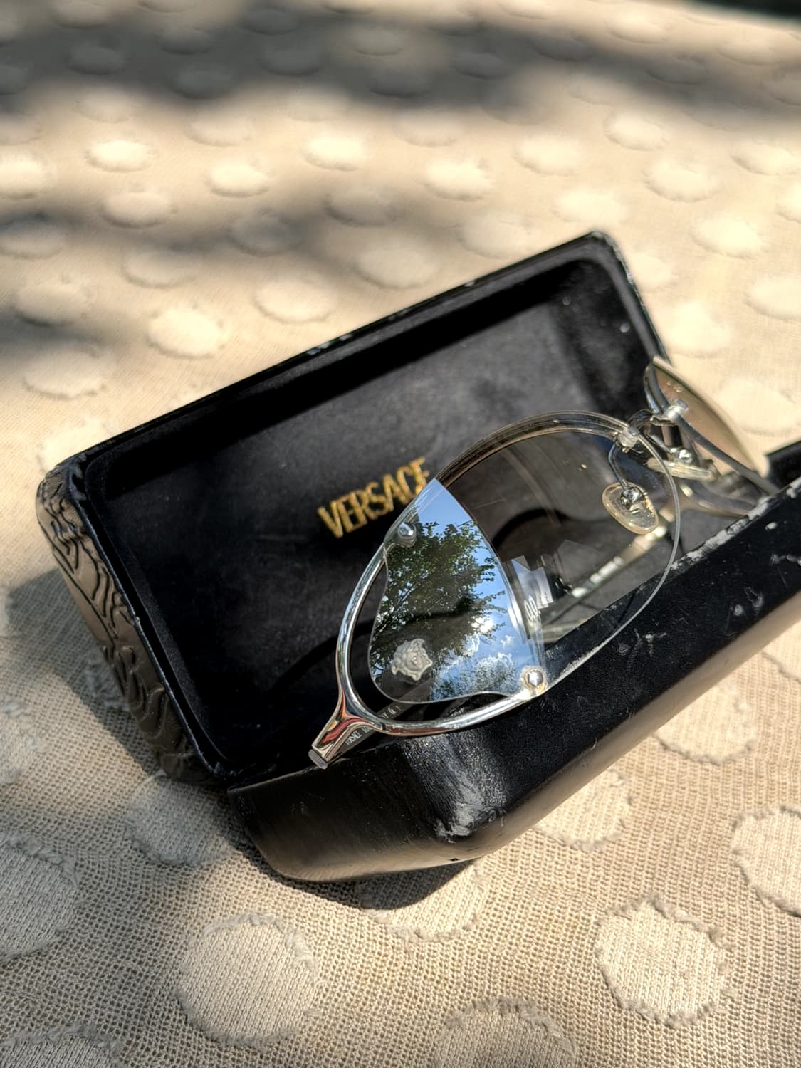 Versace N37 Silver Rimless Gackt Model 상품이미지1