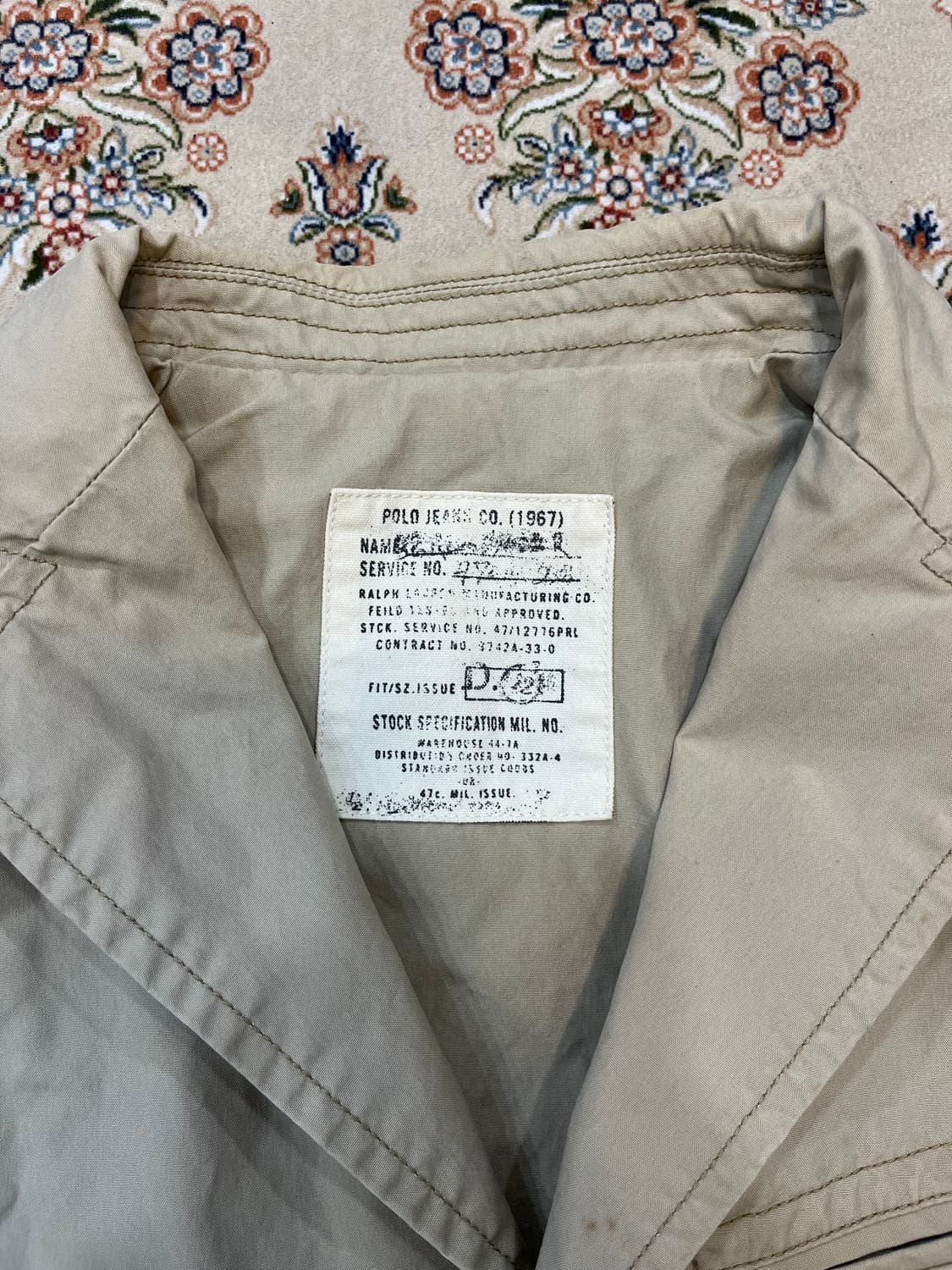 폴로 진스 3B 스탠드카라 블레이저 자켓 상품이미지4