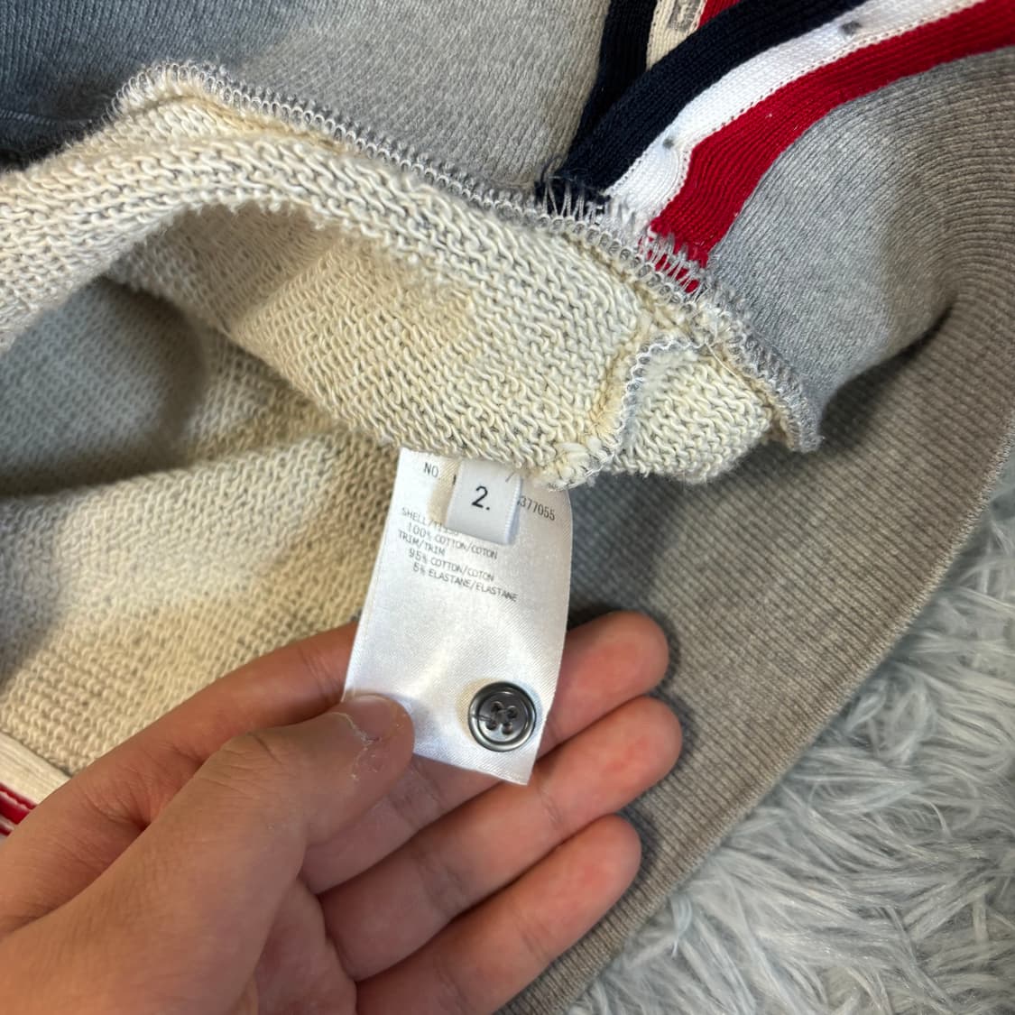 [2 Size] 톰브라운 백삼선 맨투맨 상품이미지6