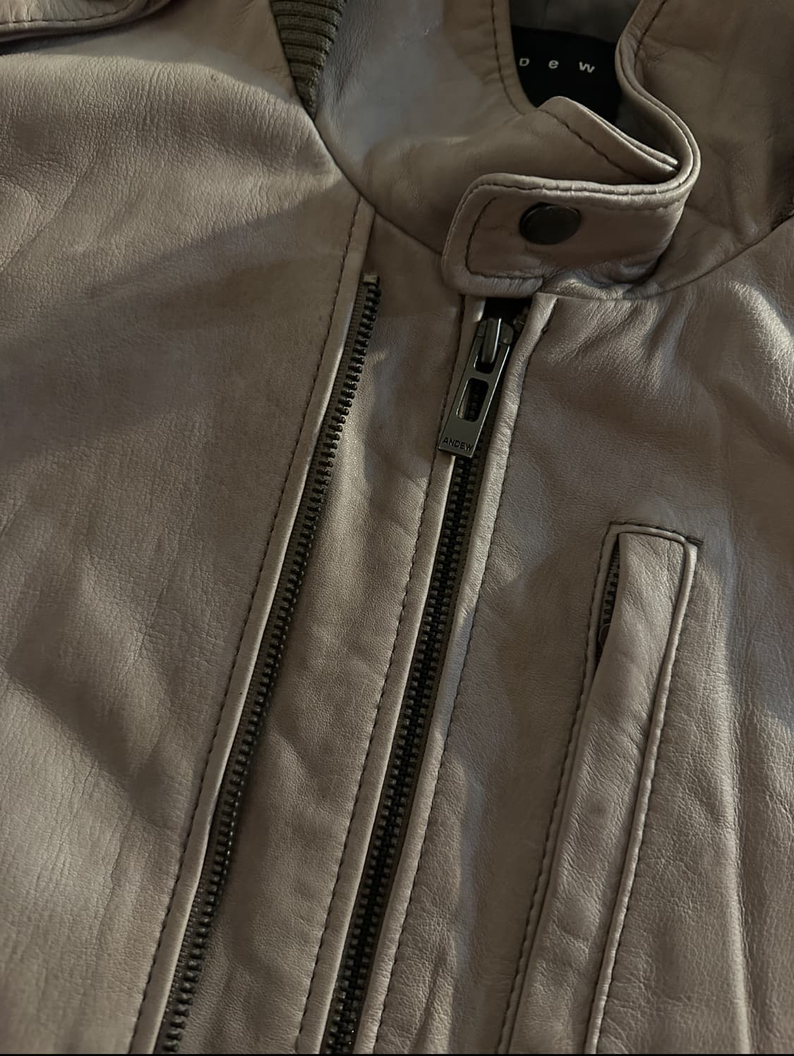 vintage lamskin leather jacket 상품이미지3