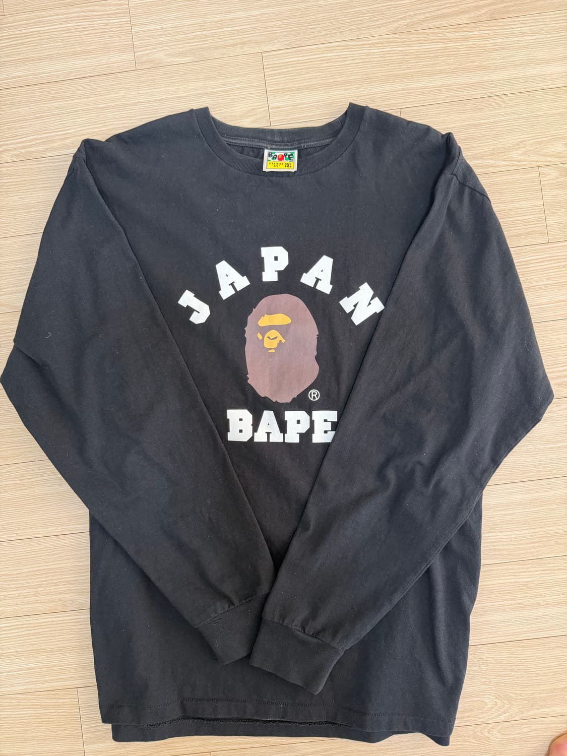 베이프 재팬 롱슬리브 블랙 상품이미지1