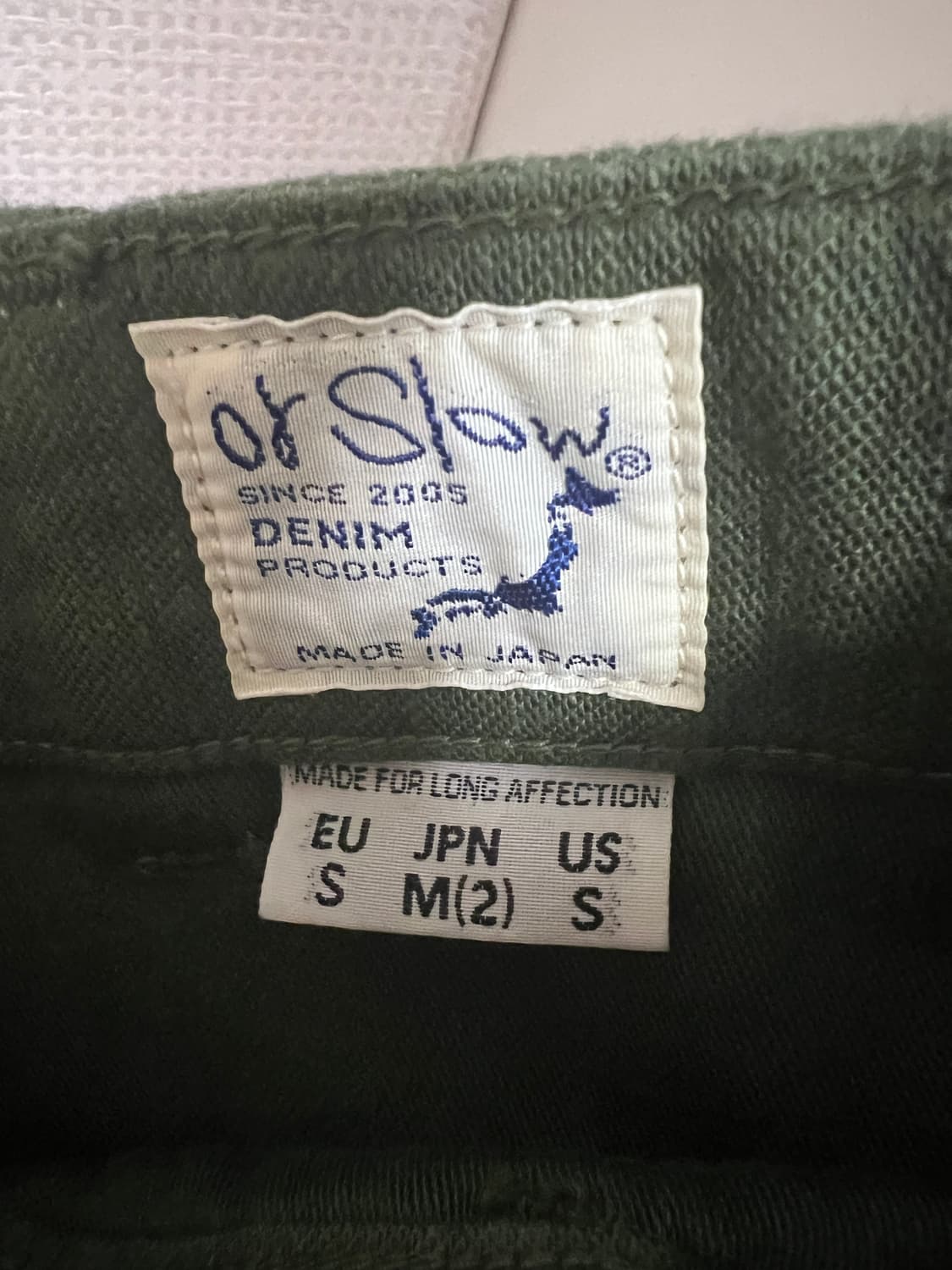 오어슬로우 퍼티그팬츠 레귤러핏 2사이즈 팝니다. 상품이미지4