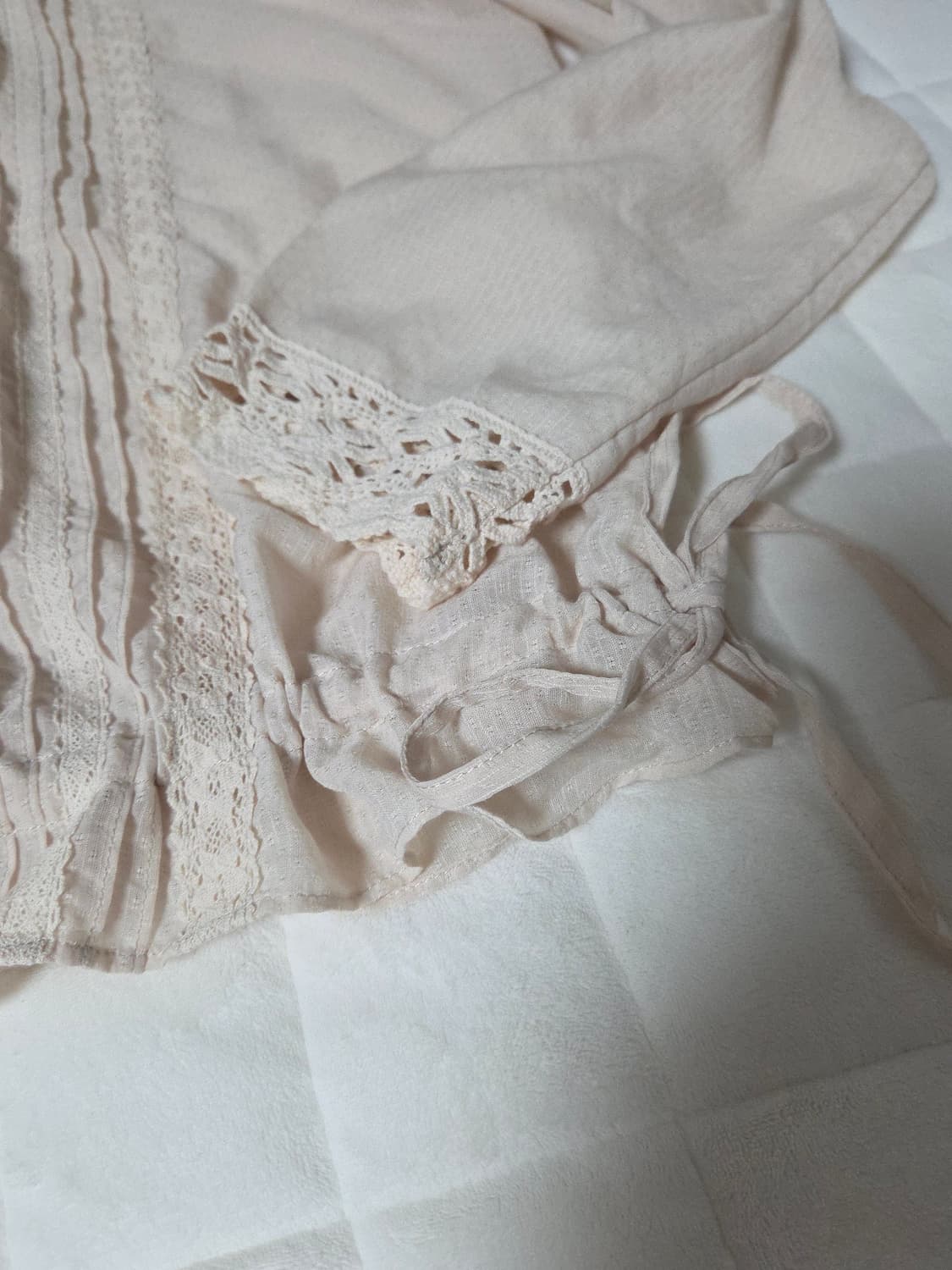 마리끌레르 모리 빈티지 레이어드 이너 블라우스 상품이미지5