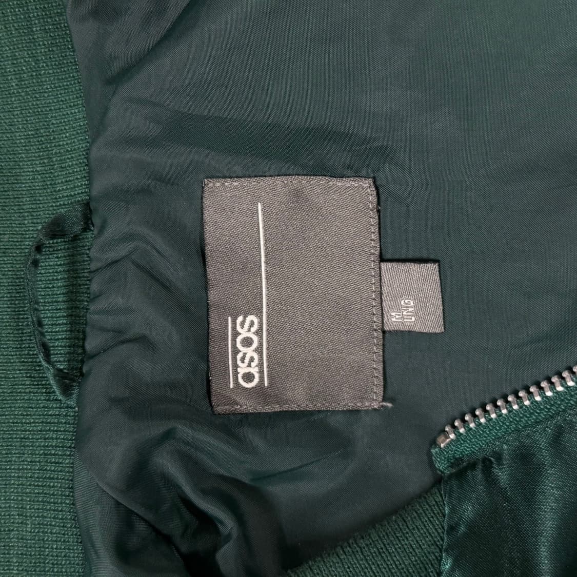 [F] ASOS 아소스 그린 샤틴 스타디움 자켓 상품이미지6