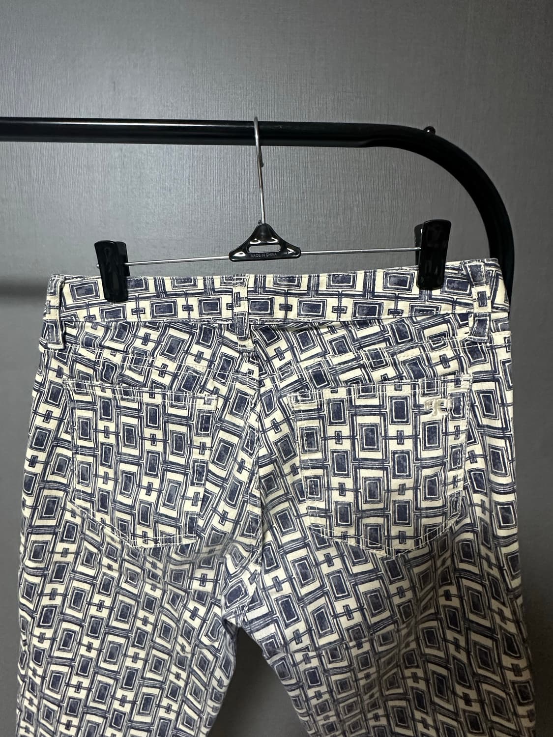 Tory Burch 사각 패턴 여성 바지 27 상품이미지3