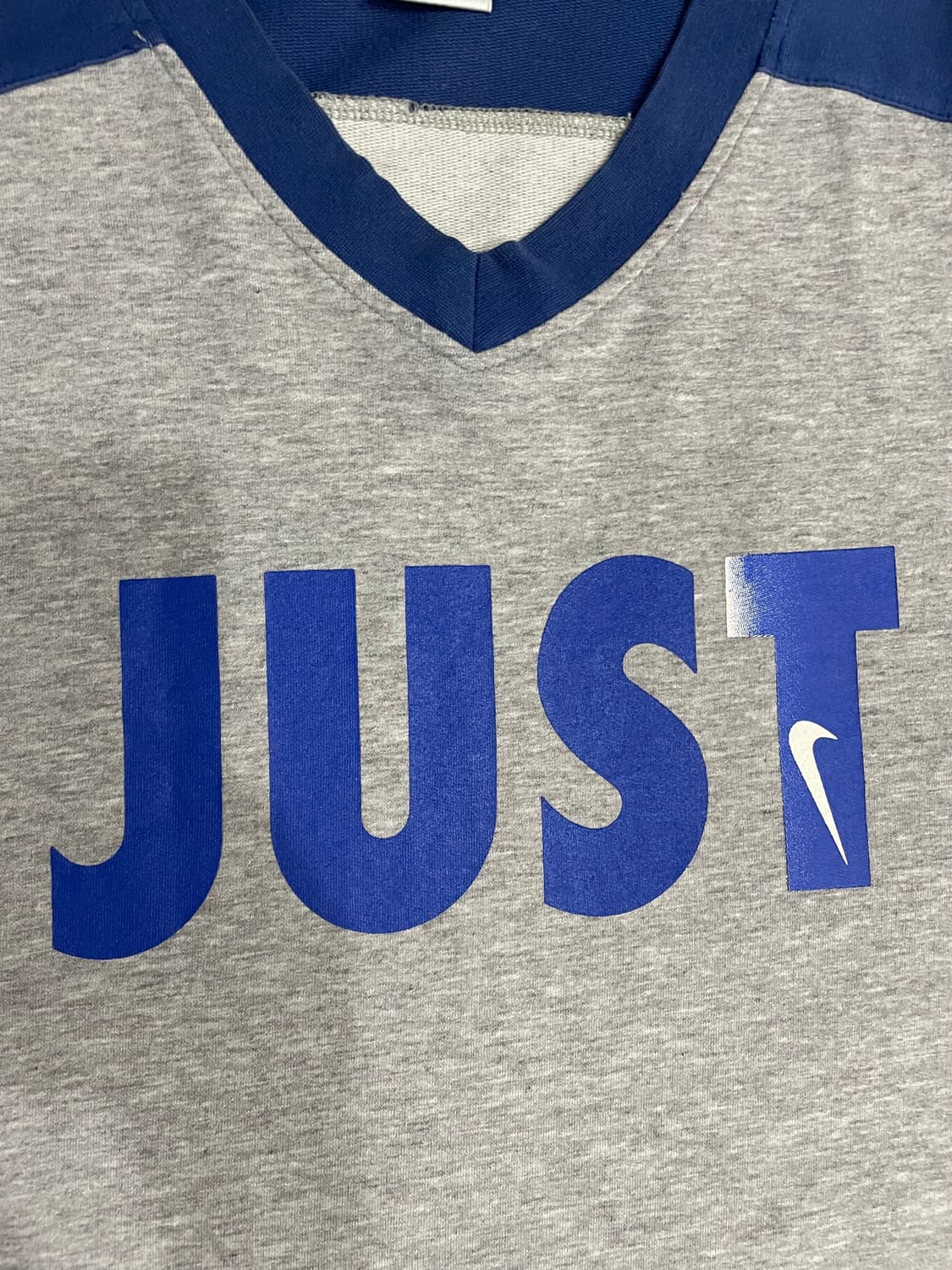 90s 희귀 빈티지 나이키 JUST DO IT 반팔 져지 티셔츠 상품이미지5
