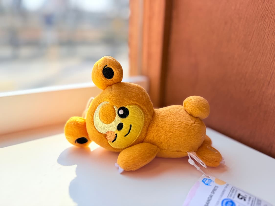 일본 반다이 포켓몬 윙크 깜지곰 봉제인형 15cm 상품이미지6