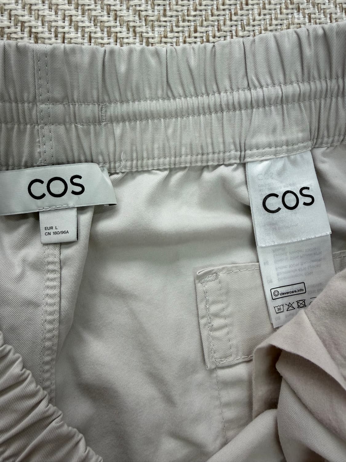 정품) COS 코스 남성 밴딩팬츠 L 상품이미지7