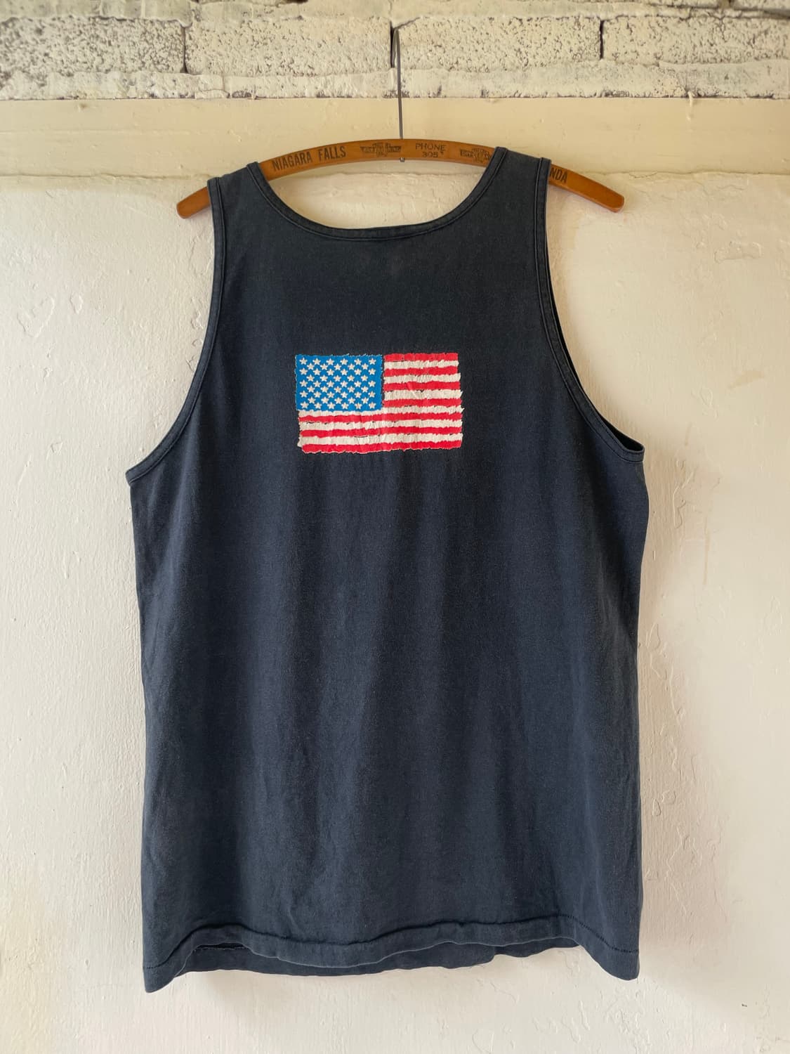 1990's Vintage Oneita USA Flag Tank Top  상품이미지6