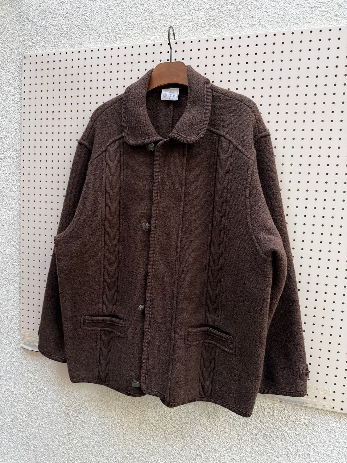 1990s FIORE BOILED WOOL JACKET 이탈리아 울자켓 상품이미지4