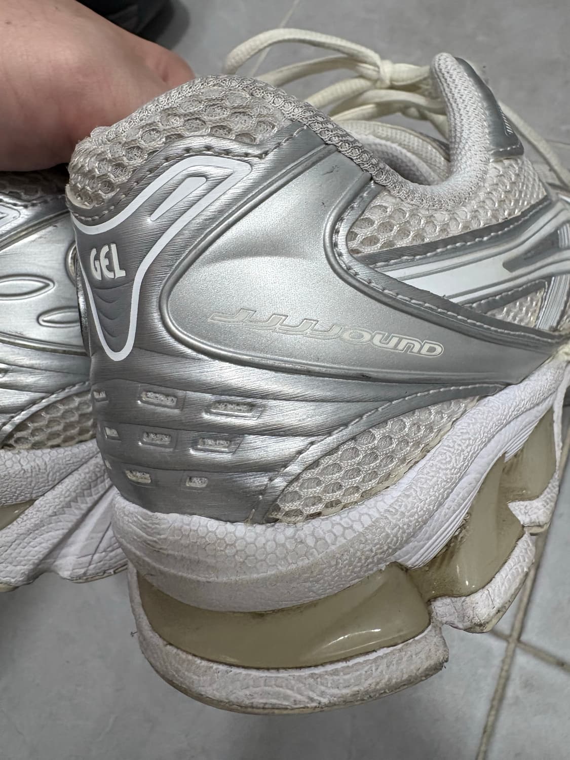 아식스xjjj자운드 젤카야노 14 실버화이트270 상품이미지5