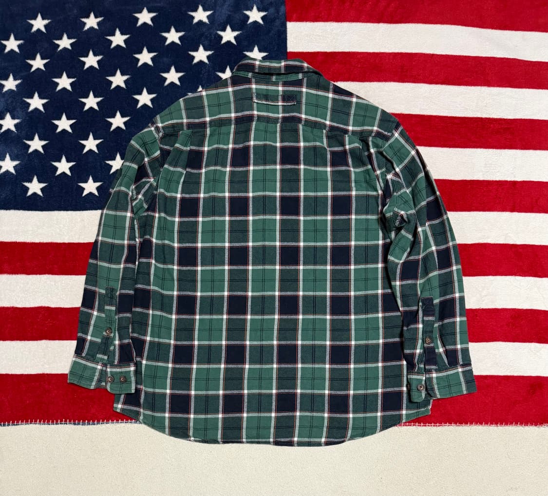 빈티지플란넬셔츠 워크셔츠 vintage flannel shirt 체크셔츠 상품이미지9