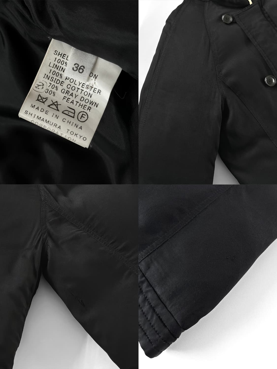 0000 by SEIICHIRO SHIMAMURA 후드 다운 자켓 상품이미지10