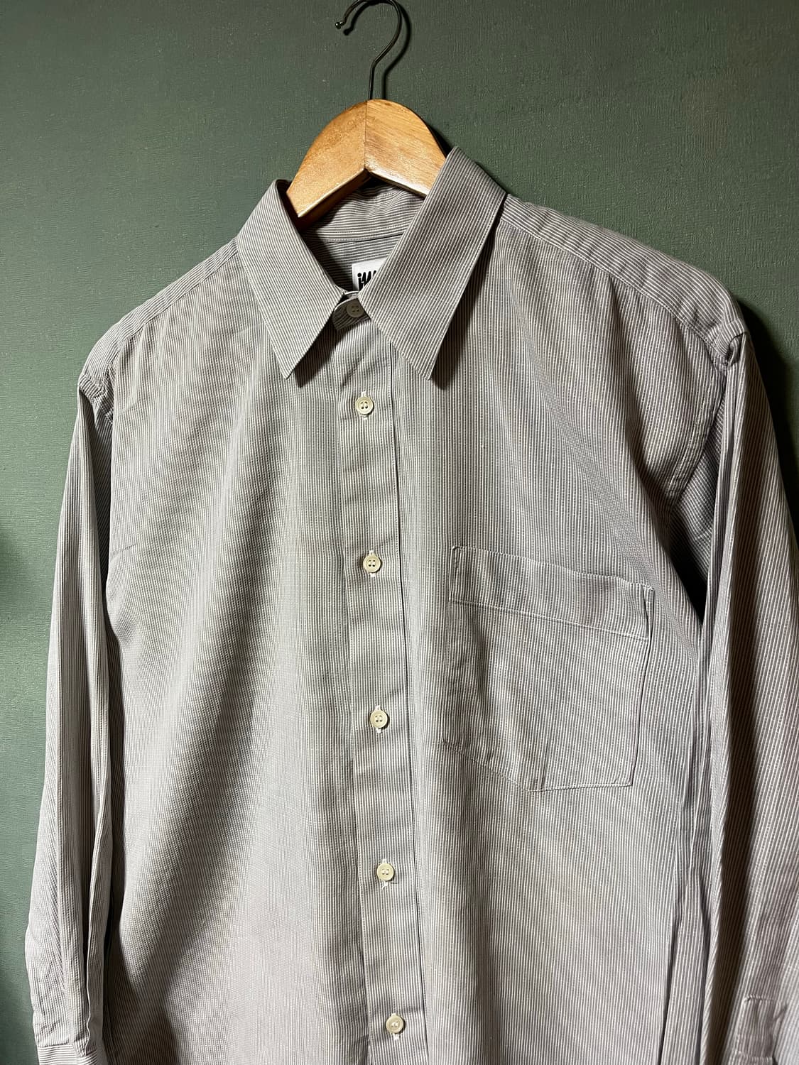 Issey Miyake cotton stripe shirt  상품이미지2