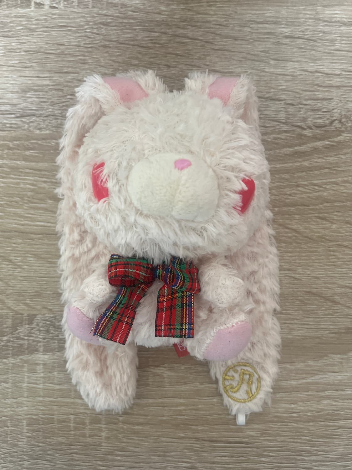 범용토끼 타탄체크 리본 글루미베어 상품이미지1